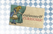 Load image into Gallery viewer, Victoria and Albert Museum Curiouser and Curiouser Doormat **Show only item**