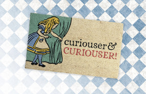 Victoria and Albert Museum Curiouser and Curiouser Doormat **Show only item**