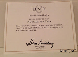 Lenox Nutcracker Tray