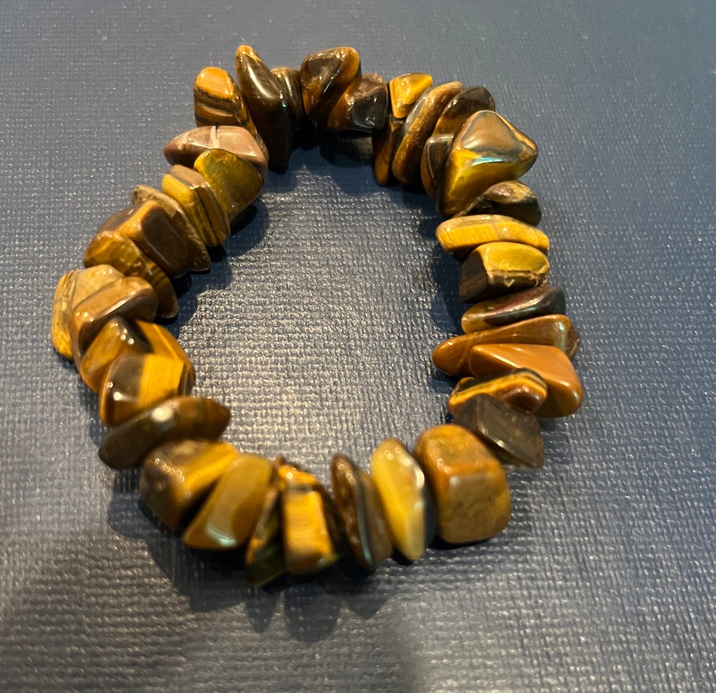 Tiger's Eye Gemstone Beaded Bracelet