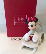 Load image into Gallery viewer, Lenox Minnie’s Sledding Adventure Ornament