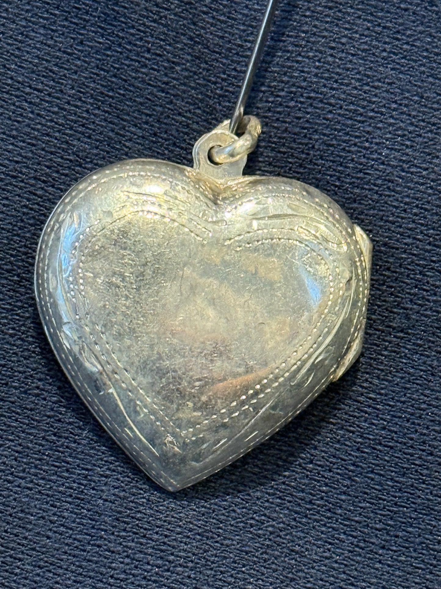 Sterling Silver Heart Locket Pendant New