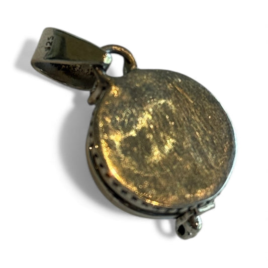 Sterling Silver Ruby Poison Pendant Locket New