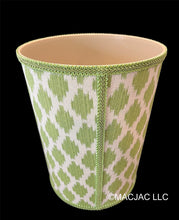 Load image into Gallery viewer, Frozen Lime Covered Wastebasket ***In Stock***