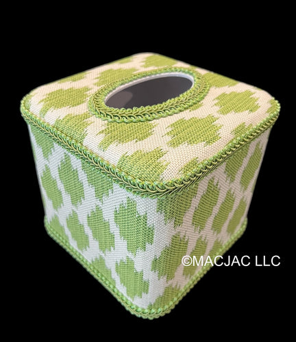 Frozen Lime Fabric Covered Tissue Box Cover ***In Stock***