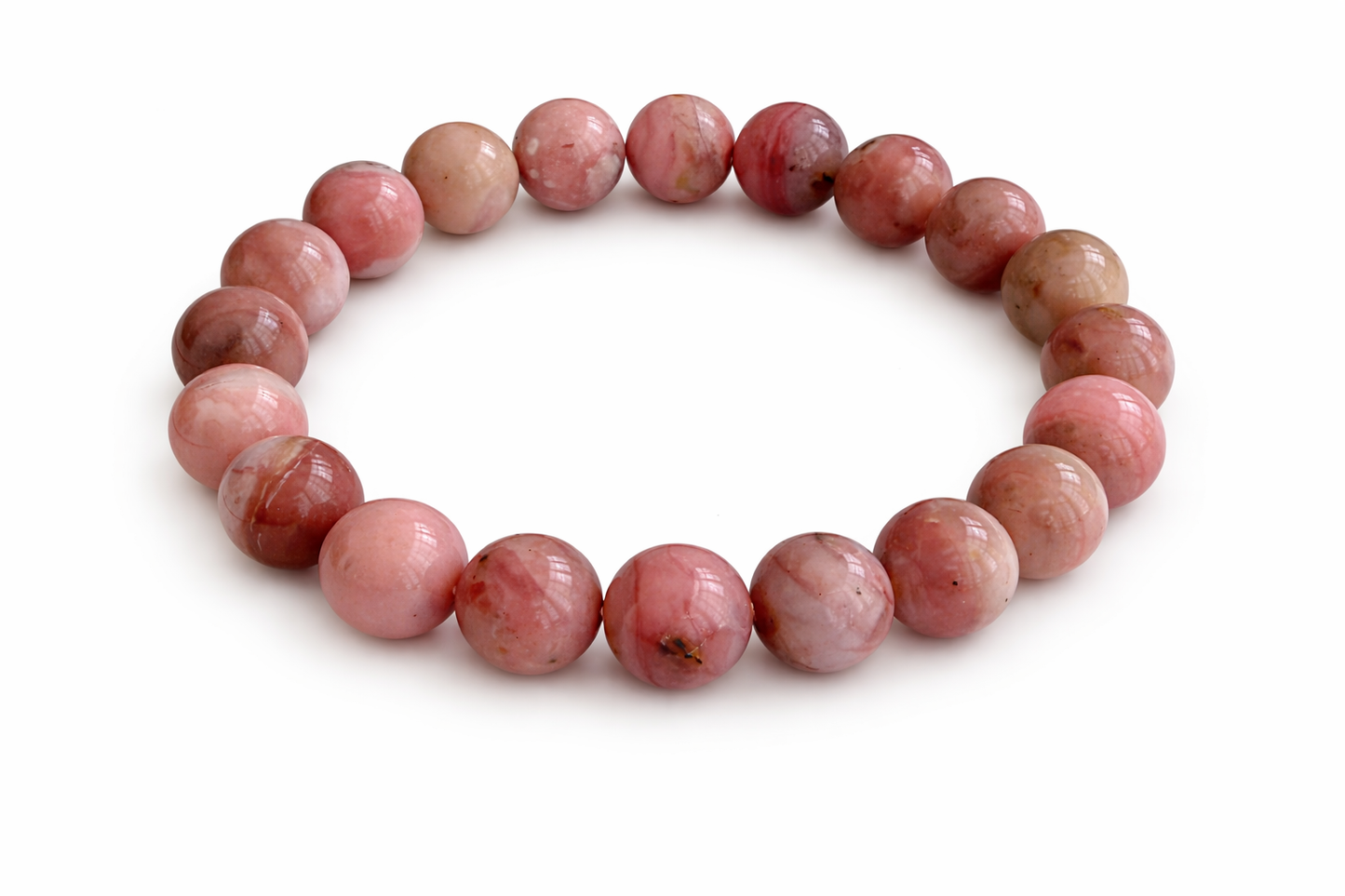 Pink Opal Beaded Bracelet 8MM
