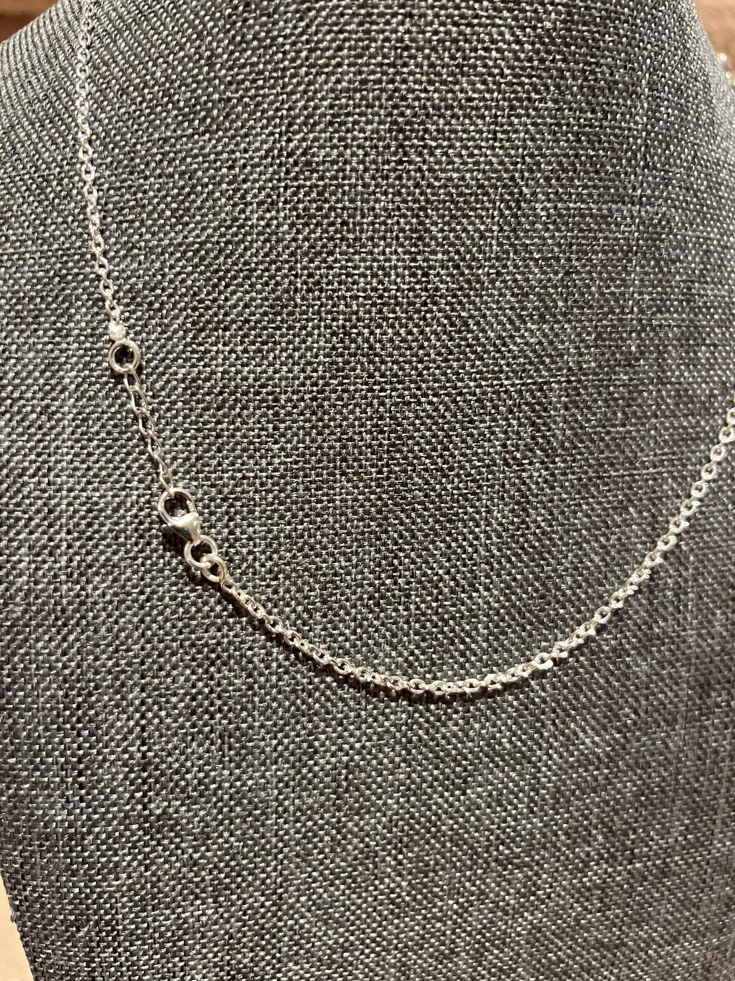 Sterling Silver Ruby Necklace