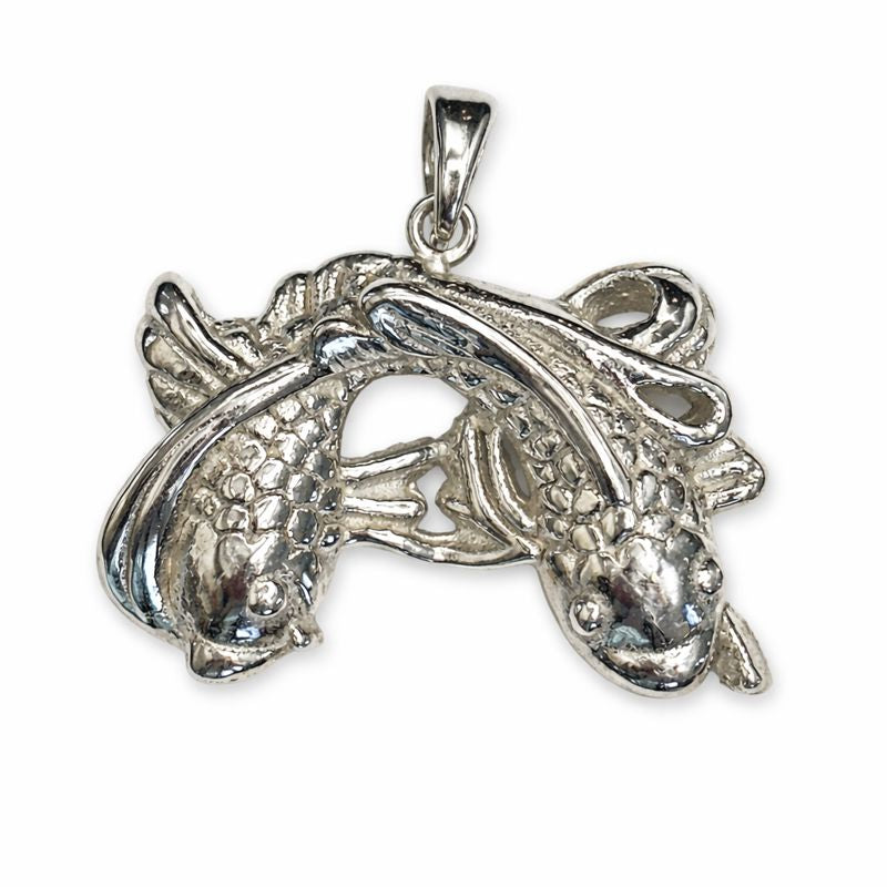 Sterling Silver Koi Fish Pendant