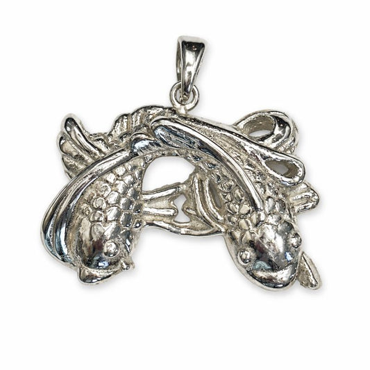 Sterling Silver Koi Fish Pendant