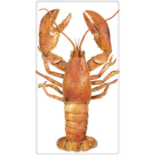 Flour Sack Kitchen Dish Towel Single Lobster Mary Lake - Thompson