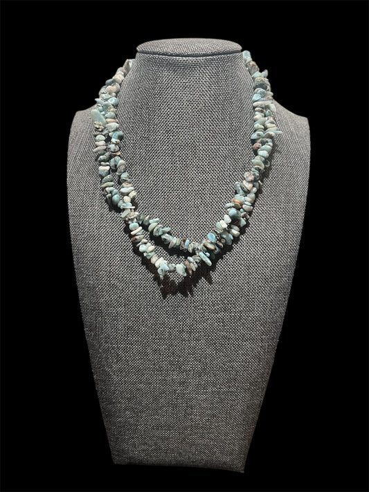 Natural Larimar Necklace