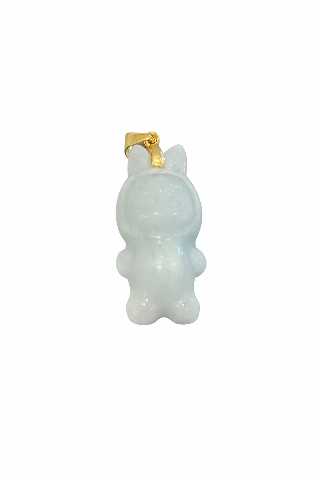 Jade Labubu Charm Pendant