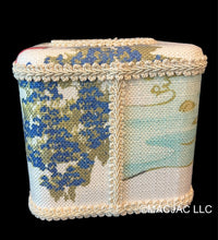 Load image into Gallery viewer, Red Pagoda Fabric Covered Tissue Box Cover ***In Stock***