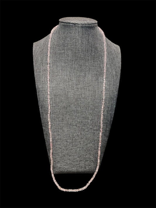 Gold Vermeil Rose Quartz Necklace