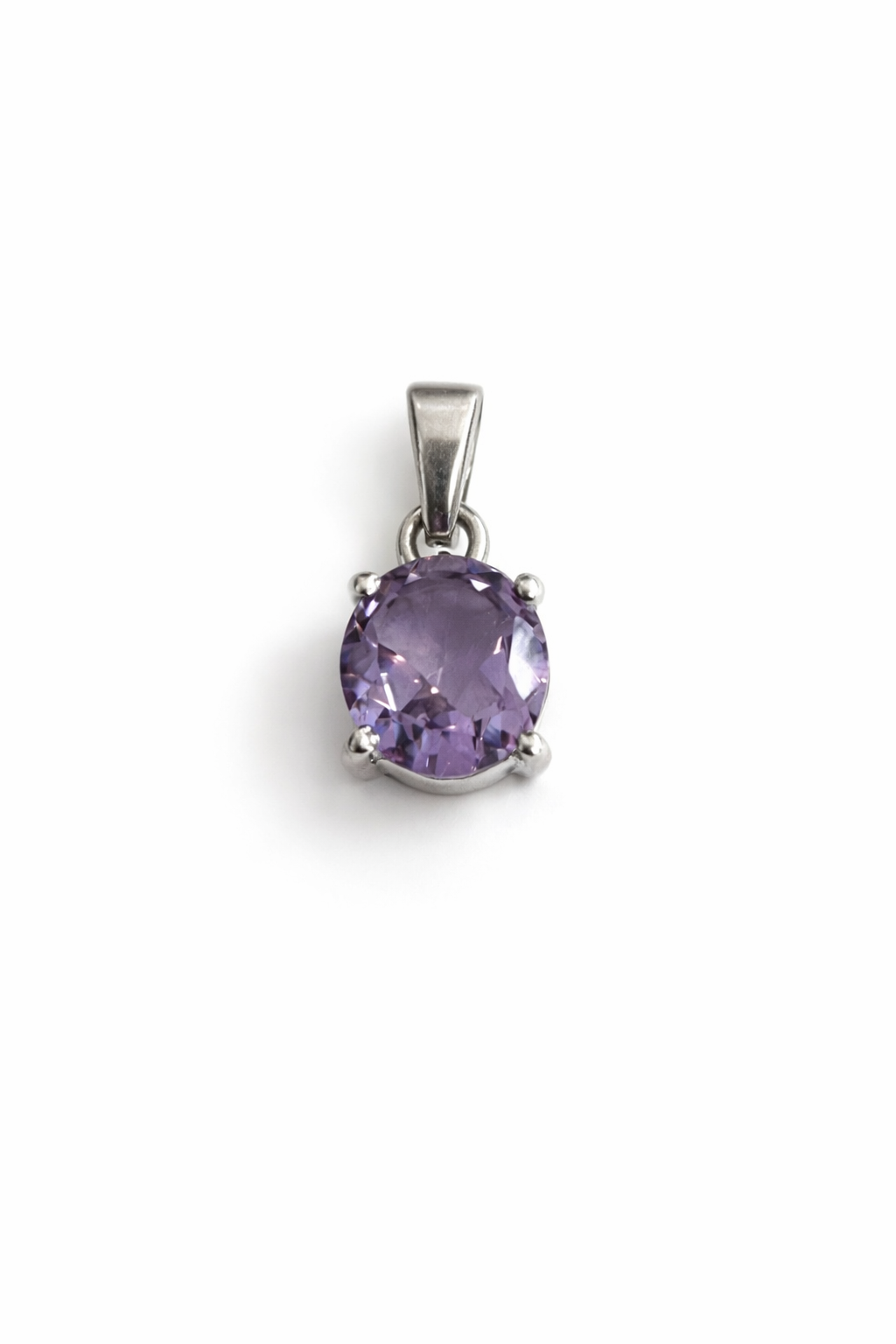 Sterling Silver Amethyst Pendant