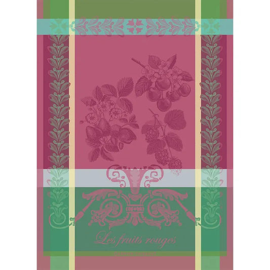 Garnier Thiebaut French Kitchen Les Fruits Rouges Framboise Jacquard Tea Towel