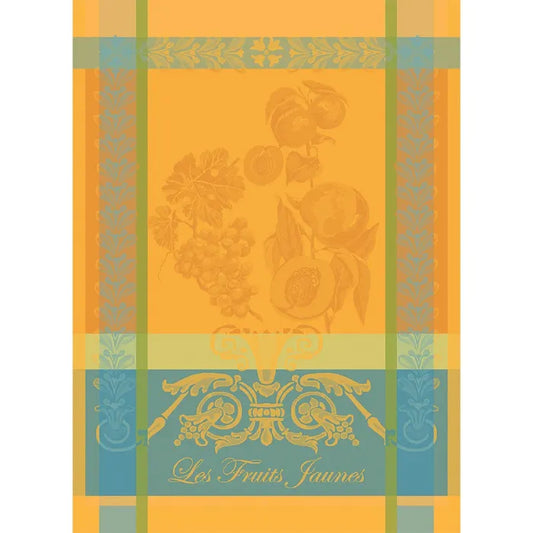 Garnier Thiebaut French Kitchen Les Fruits Jaunes Soleil Jacquard Tea Towel