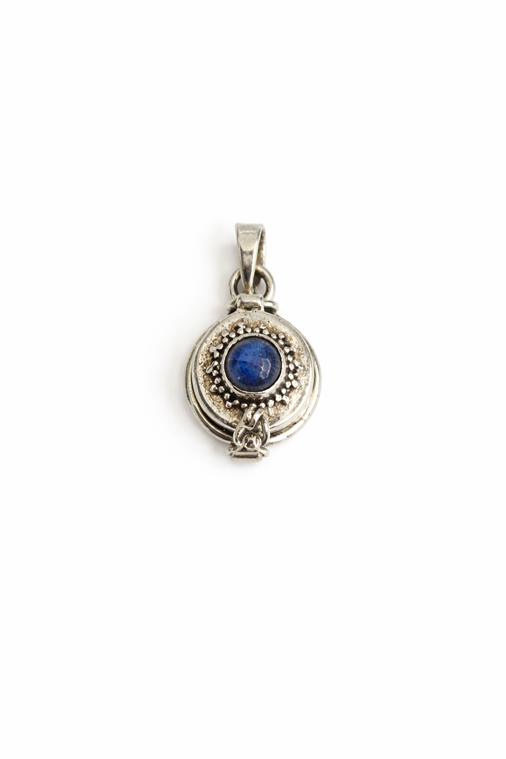 Sterling Silver Labradorite Poison Pendant Locket