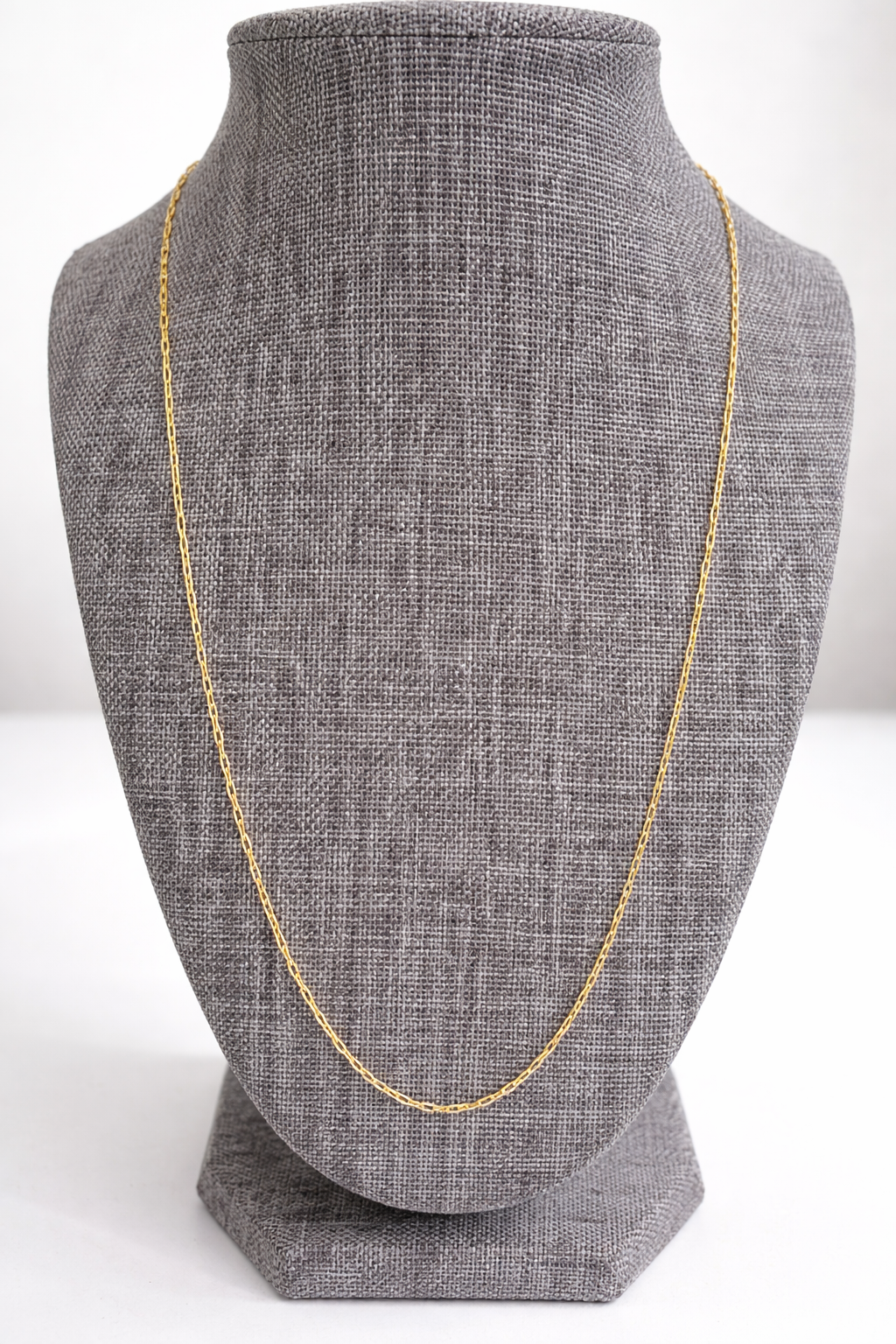 Gold Vermeil 24" Paperclip Necklace