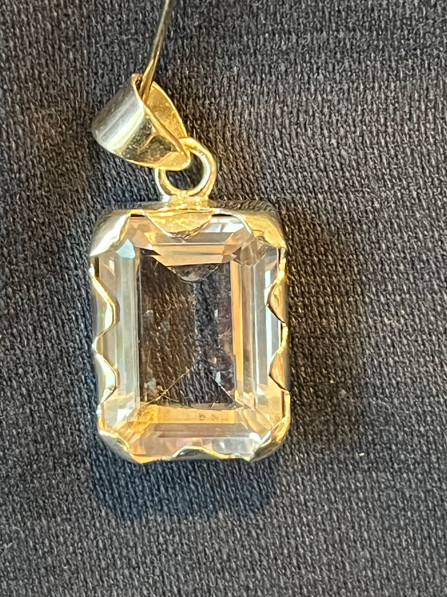 Sterling Silver Pink Amethyst Pendant
