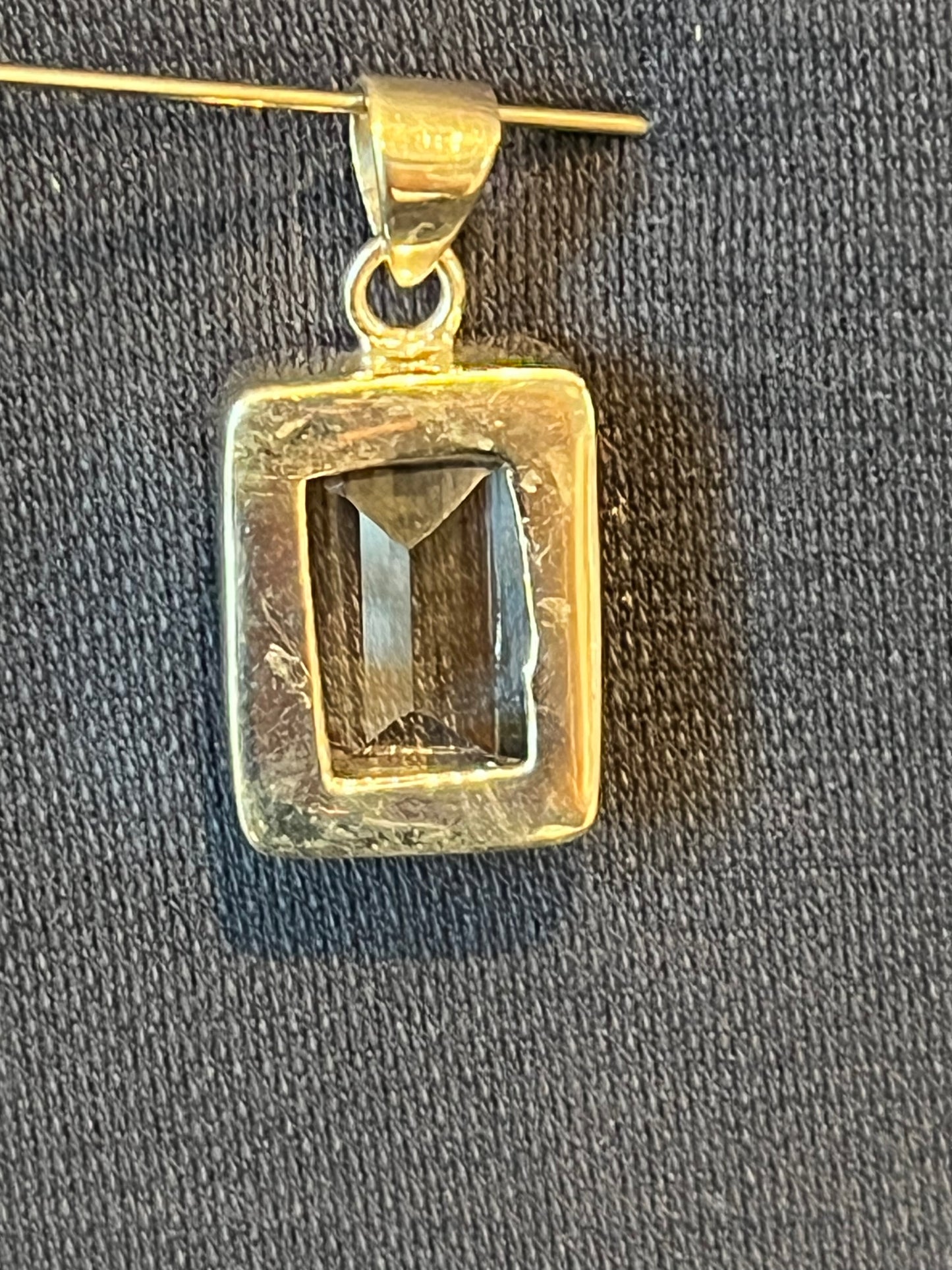 Sterling Silver Pink Amethyst Pendant