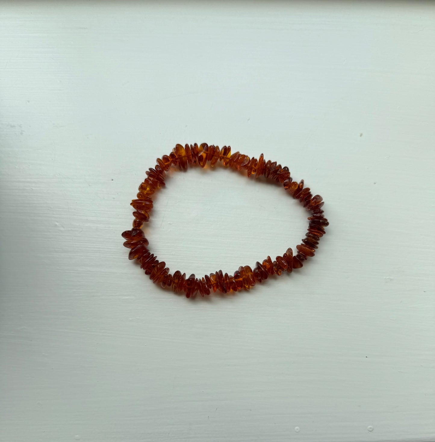Amber Gemstone Beaded Bracelet New