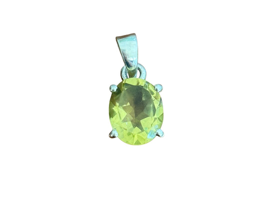 Sterling Silver Lemon Quartz Pendant