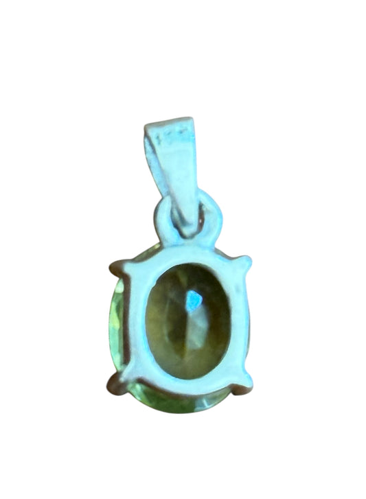 Sterling Silver Lemon Quartz Pendant