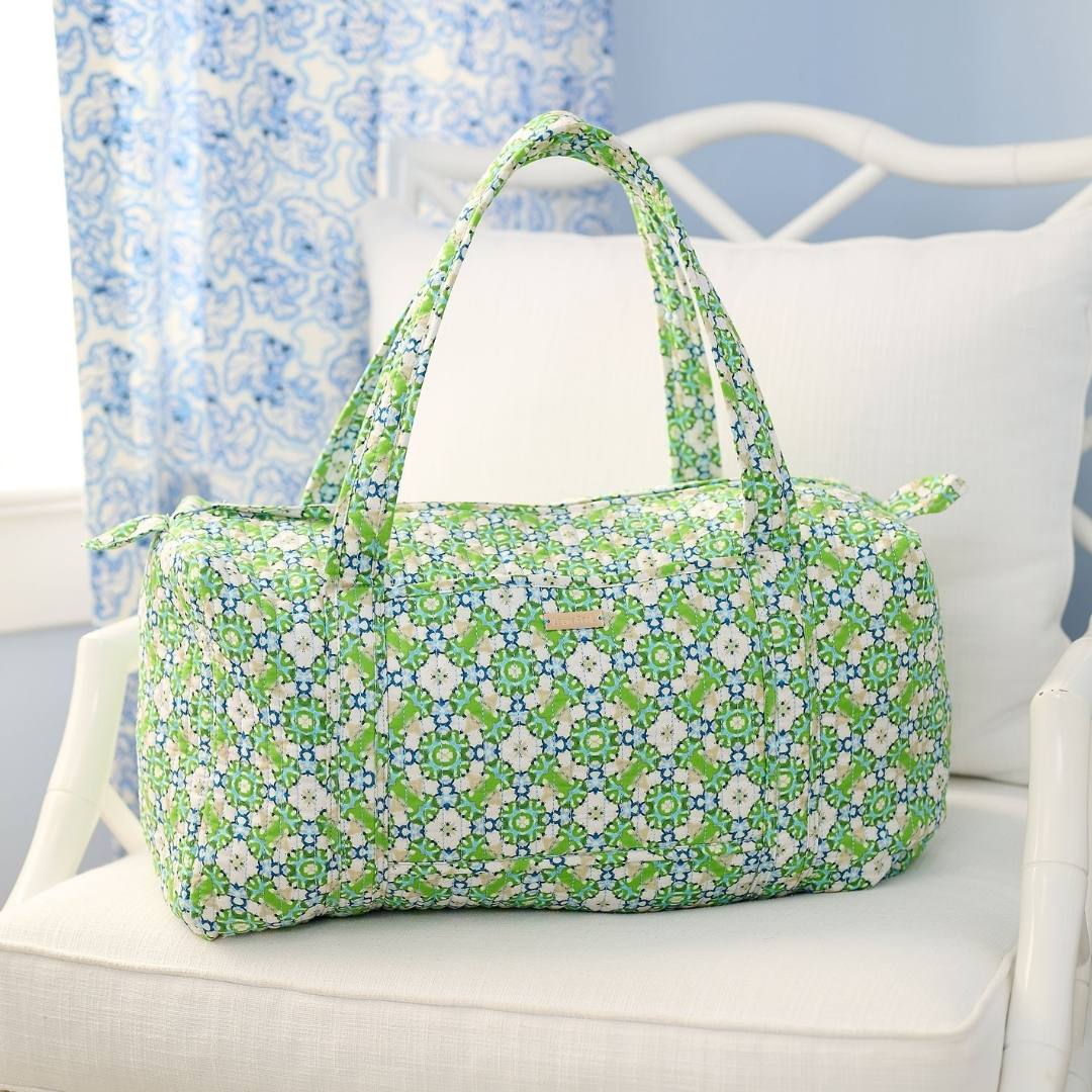 Laura Park Serendipity Quilted Signature Duffle Bag