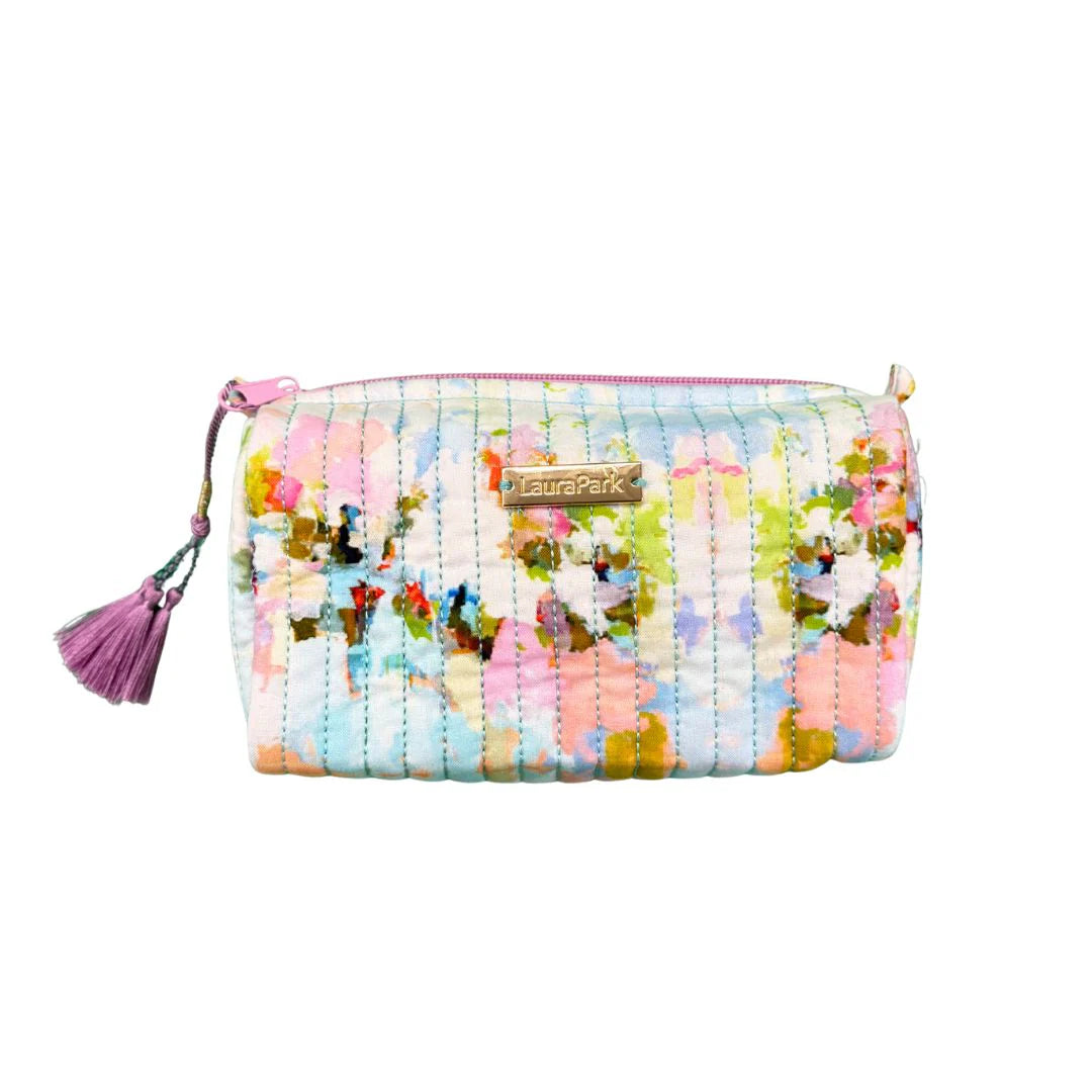 Laura Park Brooks Avenue Signature Small Cosmetic Bag