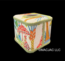 Load image into Gallery viewer, Monkey Fabric Covered Tissue Box Cover
