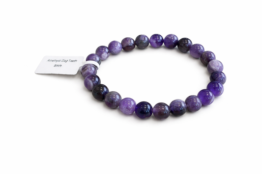 Amethyst Beaded 8MM Bracelet
