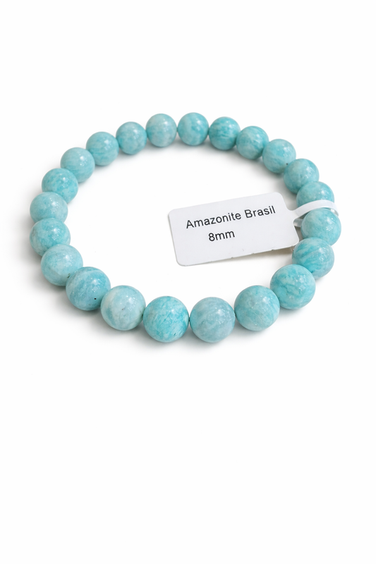 Amazonite 8MM Beaded Bracelet