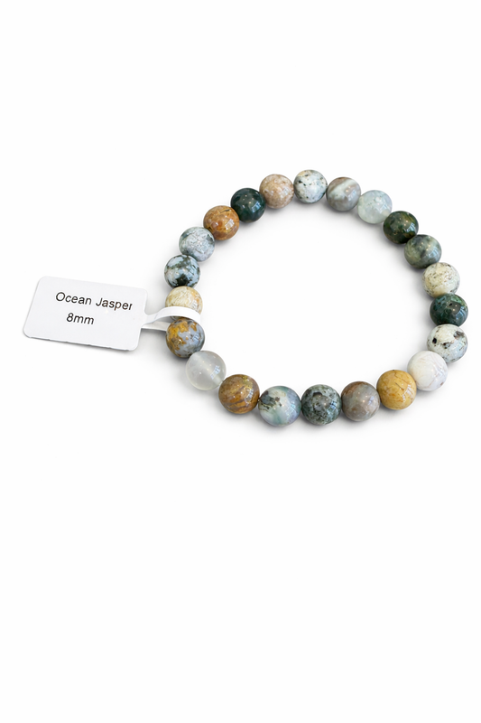 Ocean Jasper 8MM Beaded Bracelet