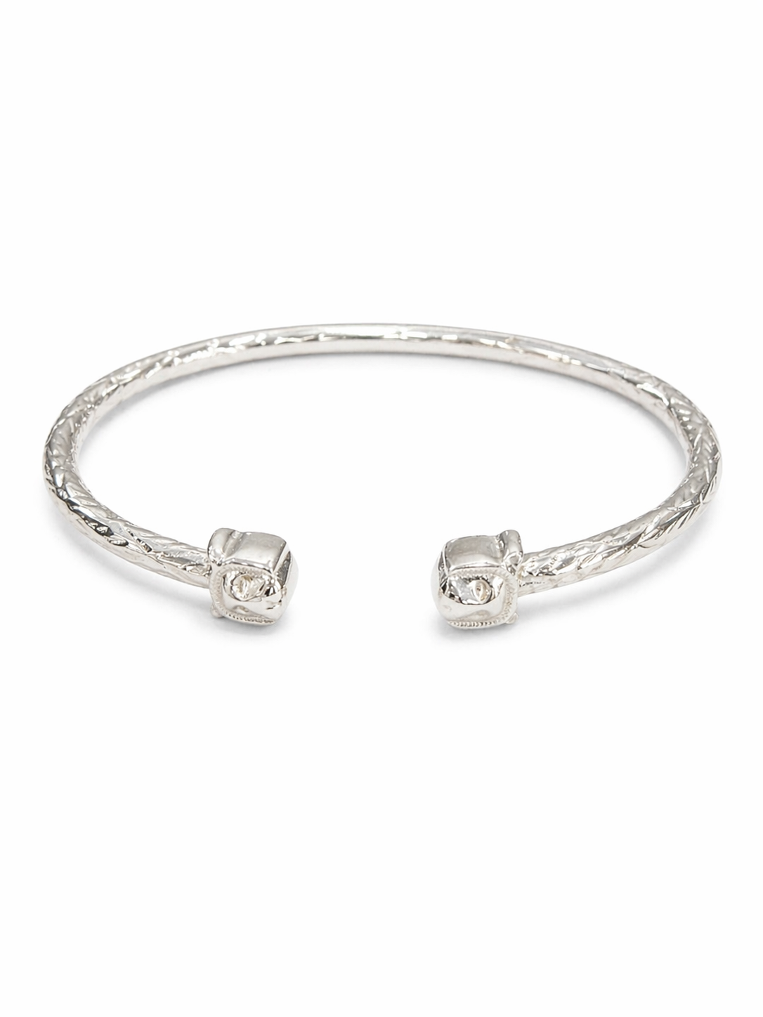 Sterling Silver Bear Bangle Bracelet