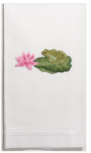 Frog & Lotus 100% Cotton Guest Hand Towel