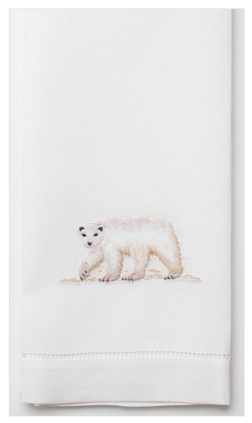 Polar Bear Hand Towel