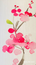 Load image into Gallery viewer, Cherry Blossom Fabric Covered Wastebasket ***In Stock***