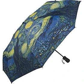 Galleria Starry Night Folding Umbrella