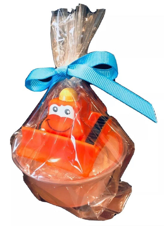 Fun Bath Pals Single Soap with Orange Truck Toy