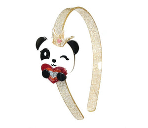 Panda Heart Girls Headband