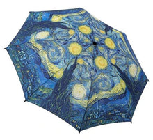 Load image into Gallery viewer, Galleria Starry Night Folding Umbrella