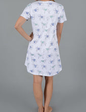 Load image into Gallery viewer, Dog Nightshirt “Pima Paws” 100% Pima Cotton Size Adult Large