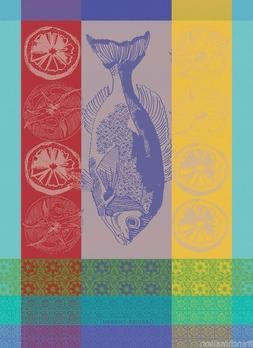 Garnier-Thiebaut French Country Kitchen Tea Towel Plancha Fish Provence