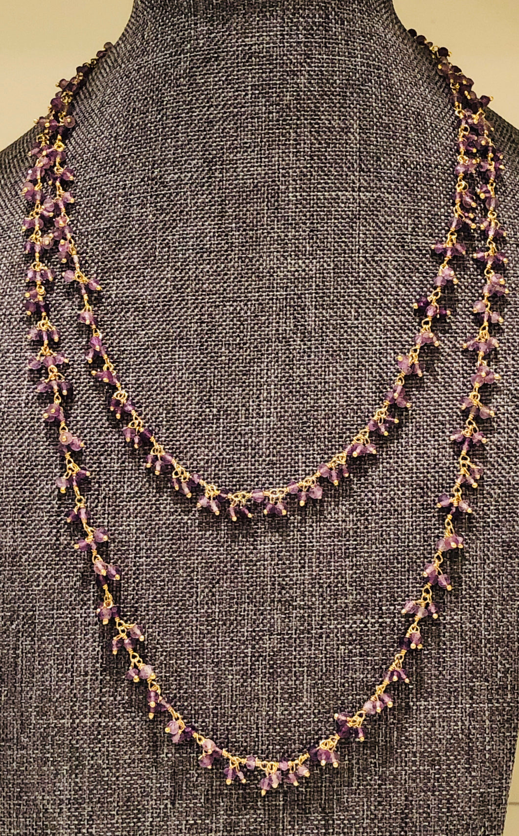Amethyst 36” Necklace
