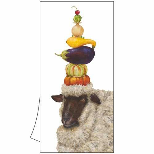 100% Cotton Kitchen/Bar Sheep Towel "The Harvester"