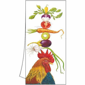 100% Cotton Kitchen/Bar Rooster Towel "Homer The Rooster"